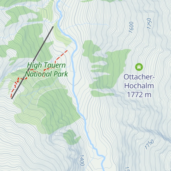 Map of Schuhbichlalm