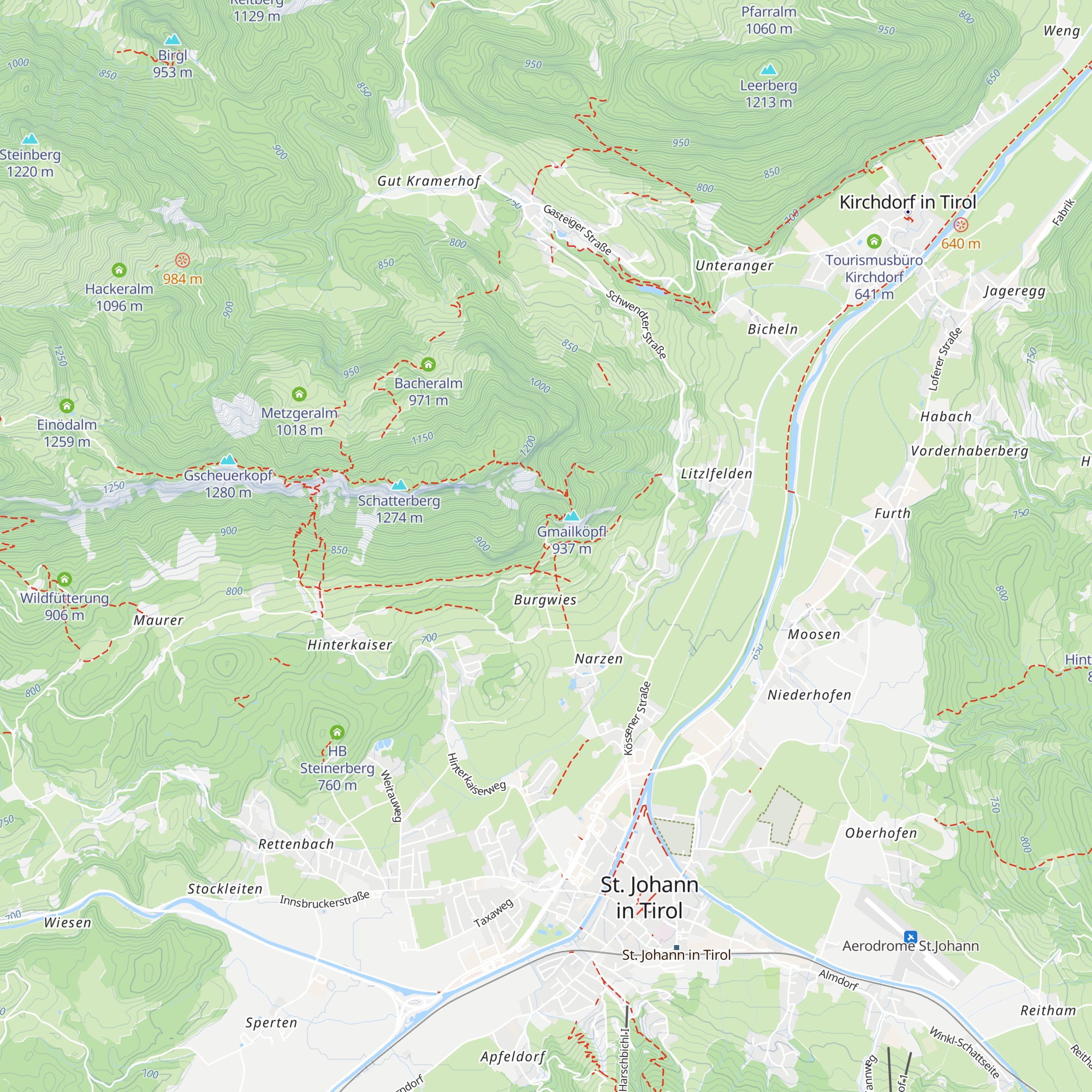 Einsiedelei Maria Blut map