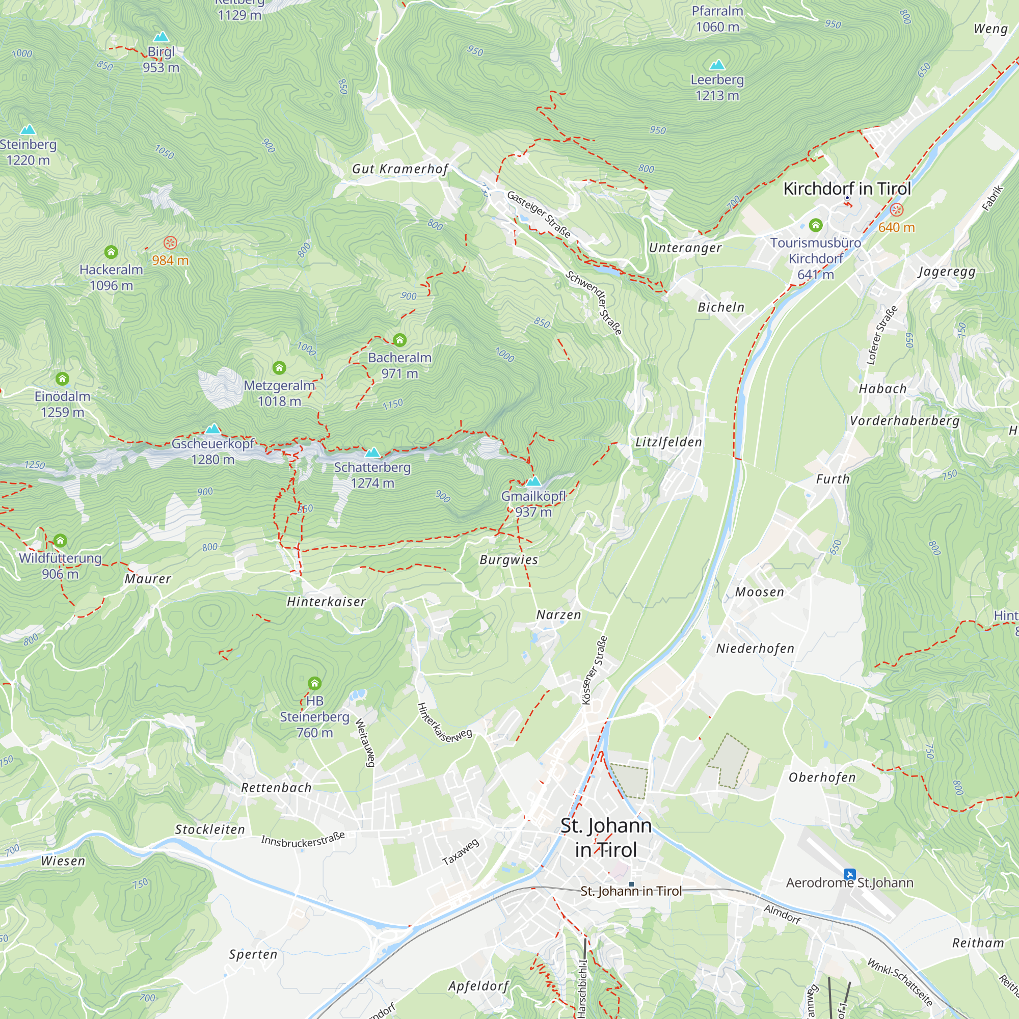 Einsiedelei Maria Blut map