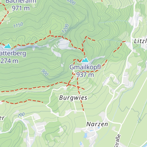 Map of Einsiedelei Maria Blut