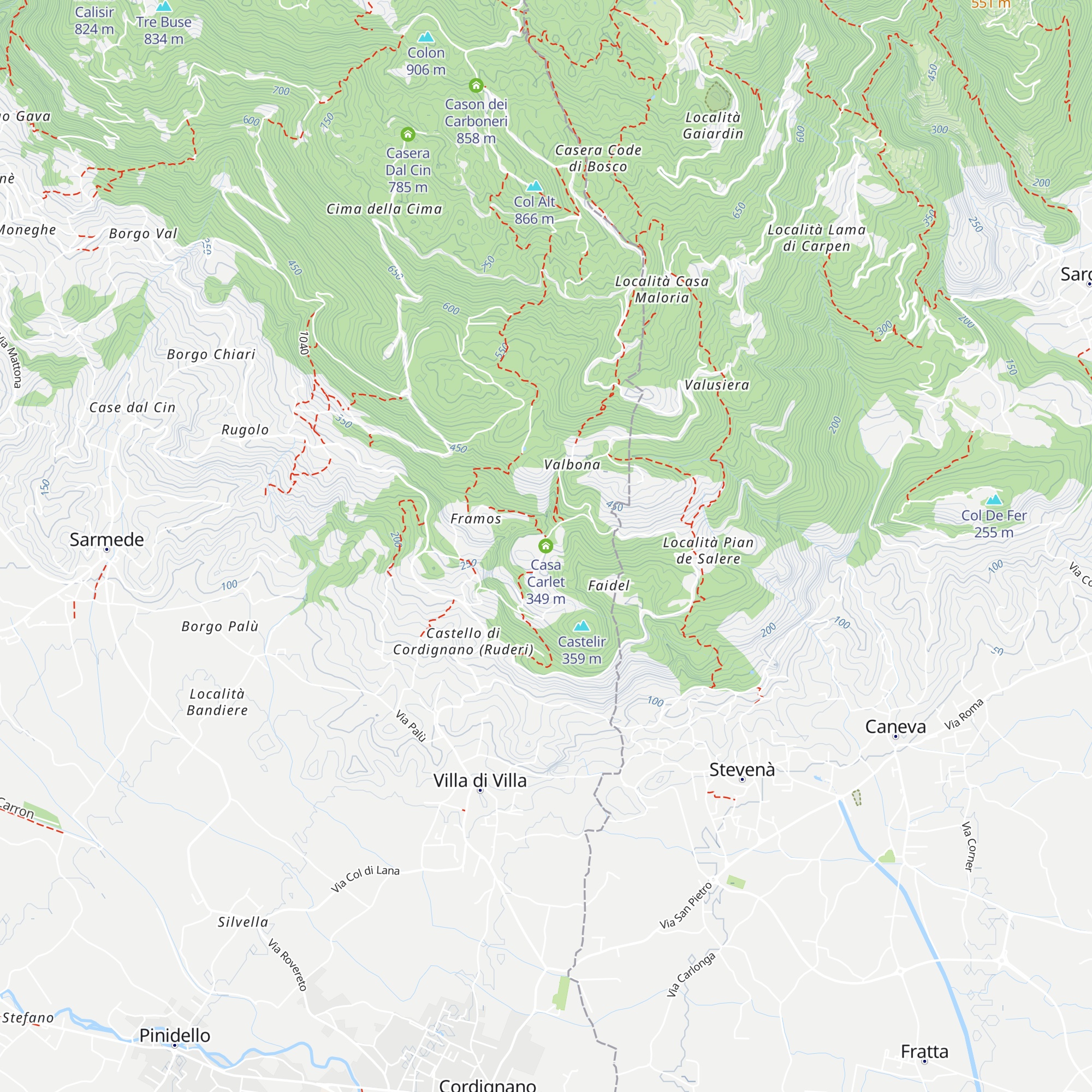 Casa Carlet map