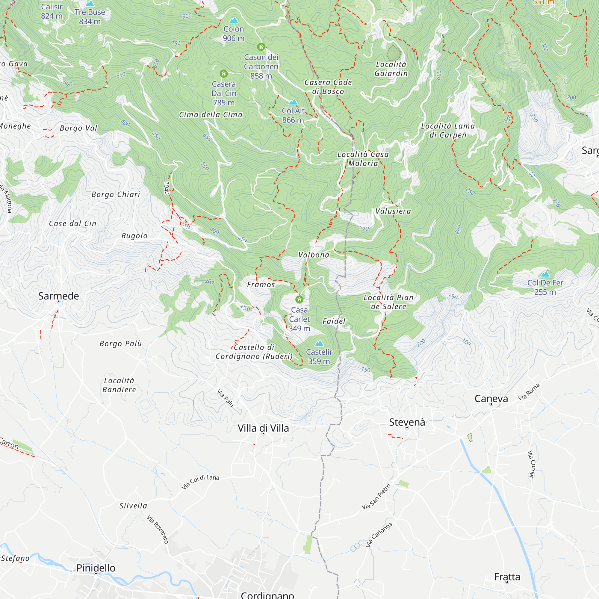 Casa Carlet map