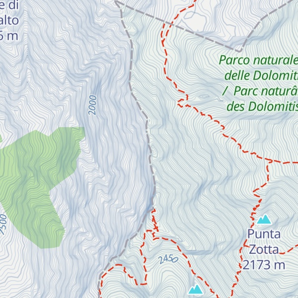Map of Cima Spellanzon