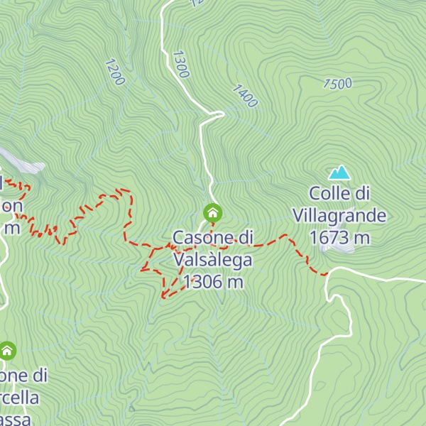 Map of Casone di Valsàlega