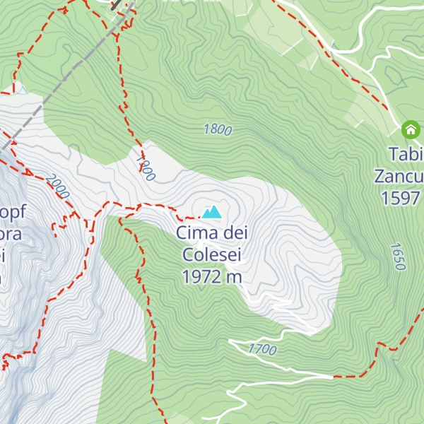 Map of Cima dei Colesei