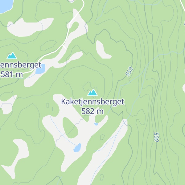 Map of Kaketjennsberget
