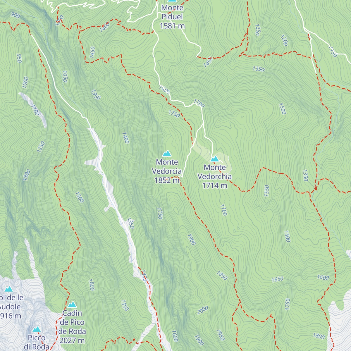 Rifugio Tita Barba map