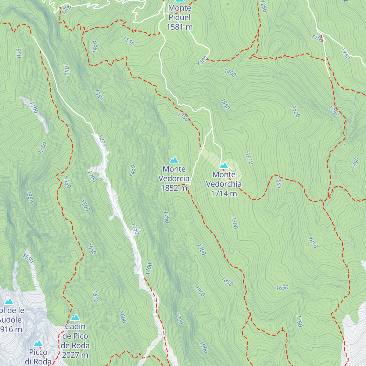 Rifugio Tita Barba map