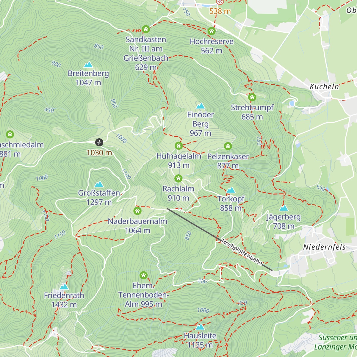 Rachlalm map