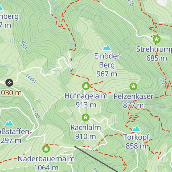 Map of Hufnagelalm