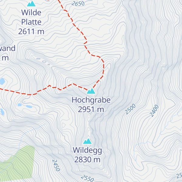 Map of Hochgrabe