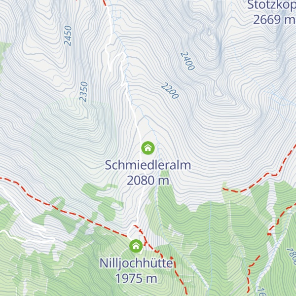 Map of Schmiedleralm