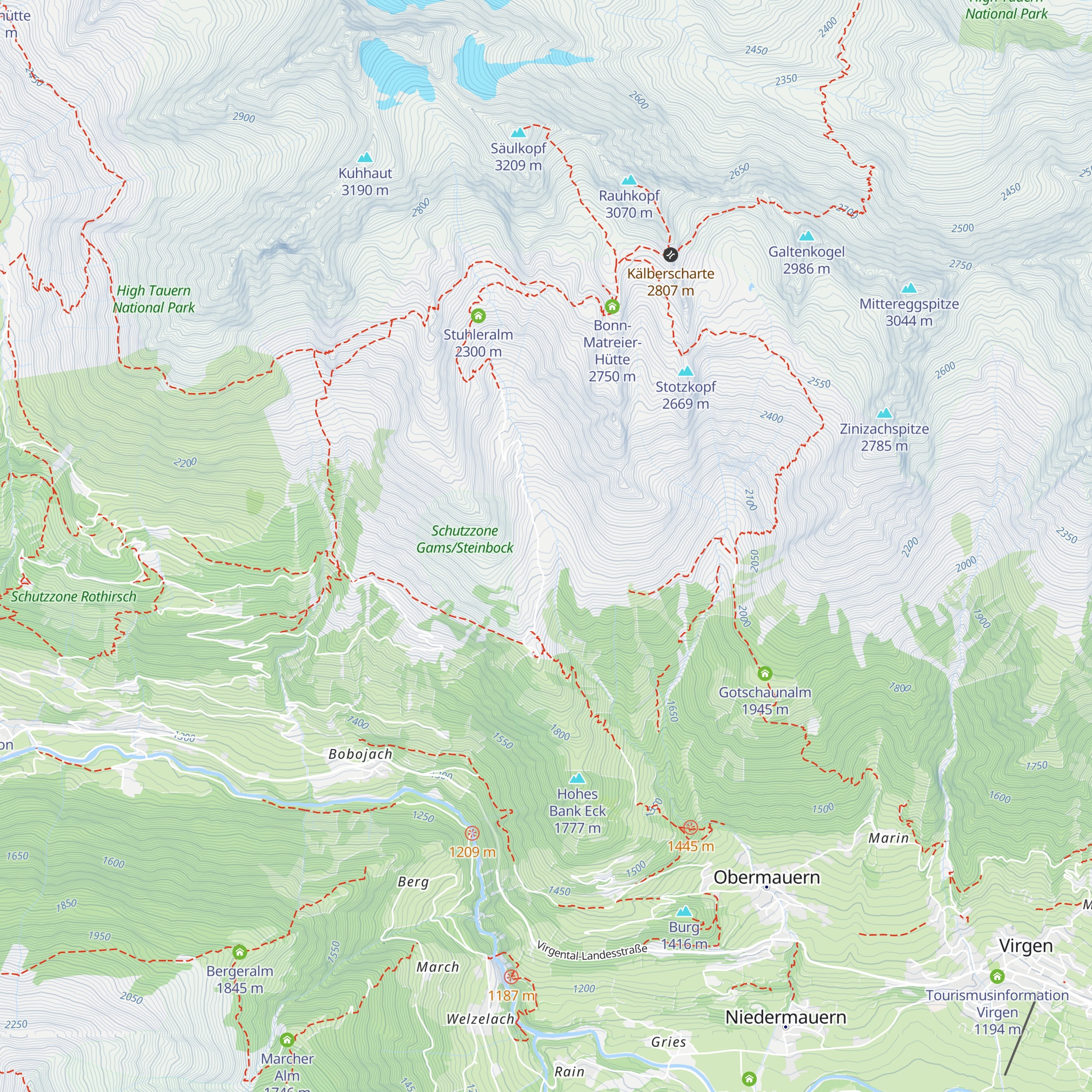 Schmiedleralm map