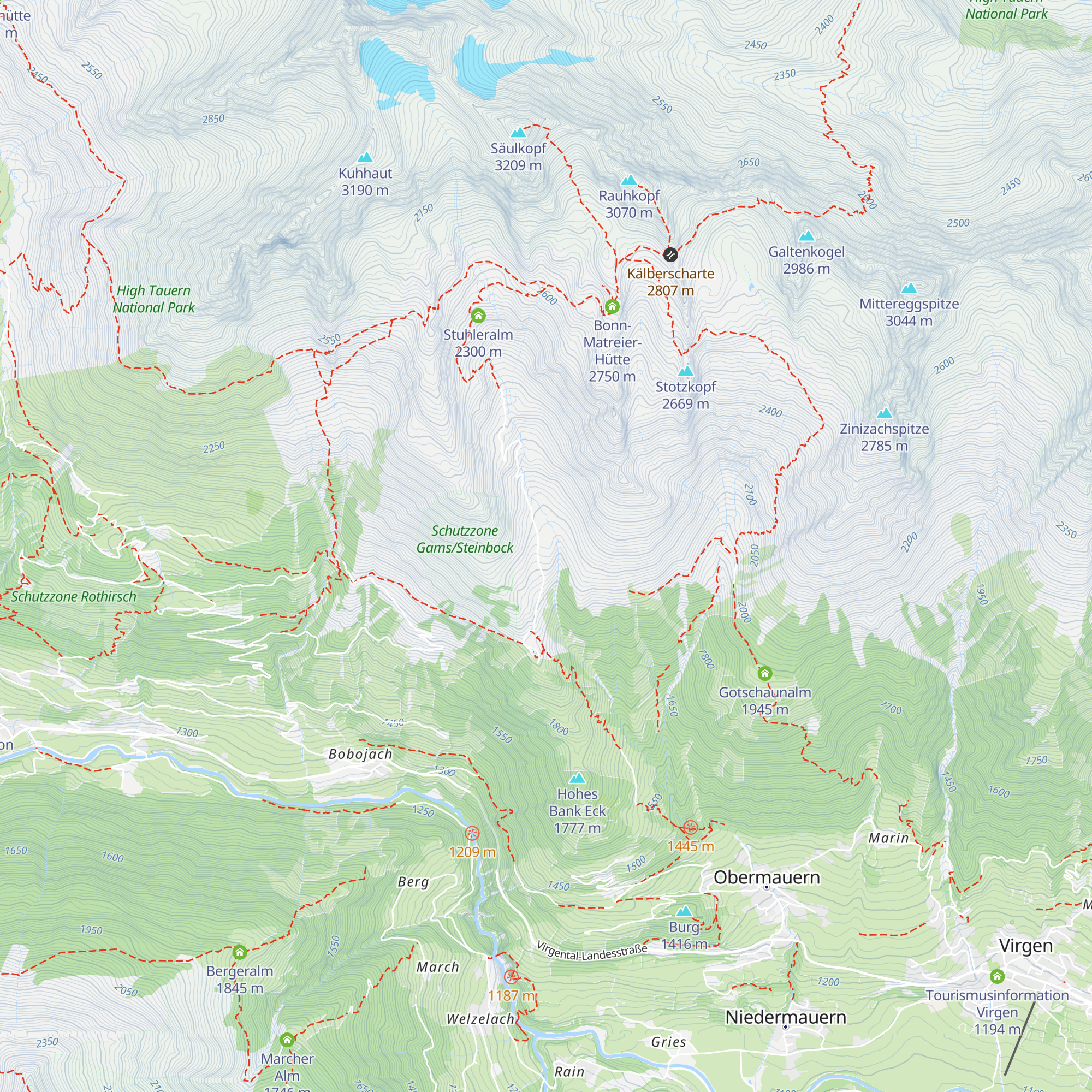Schmiedleralm map