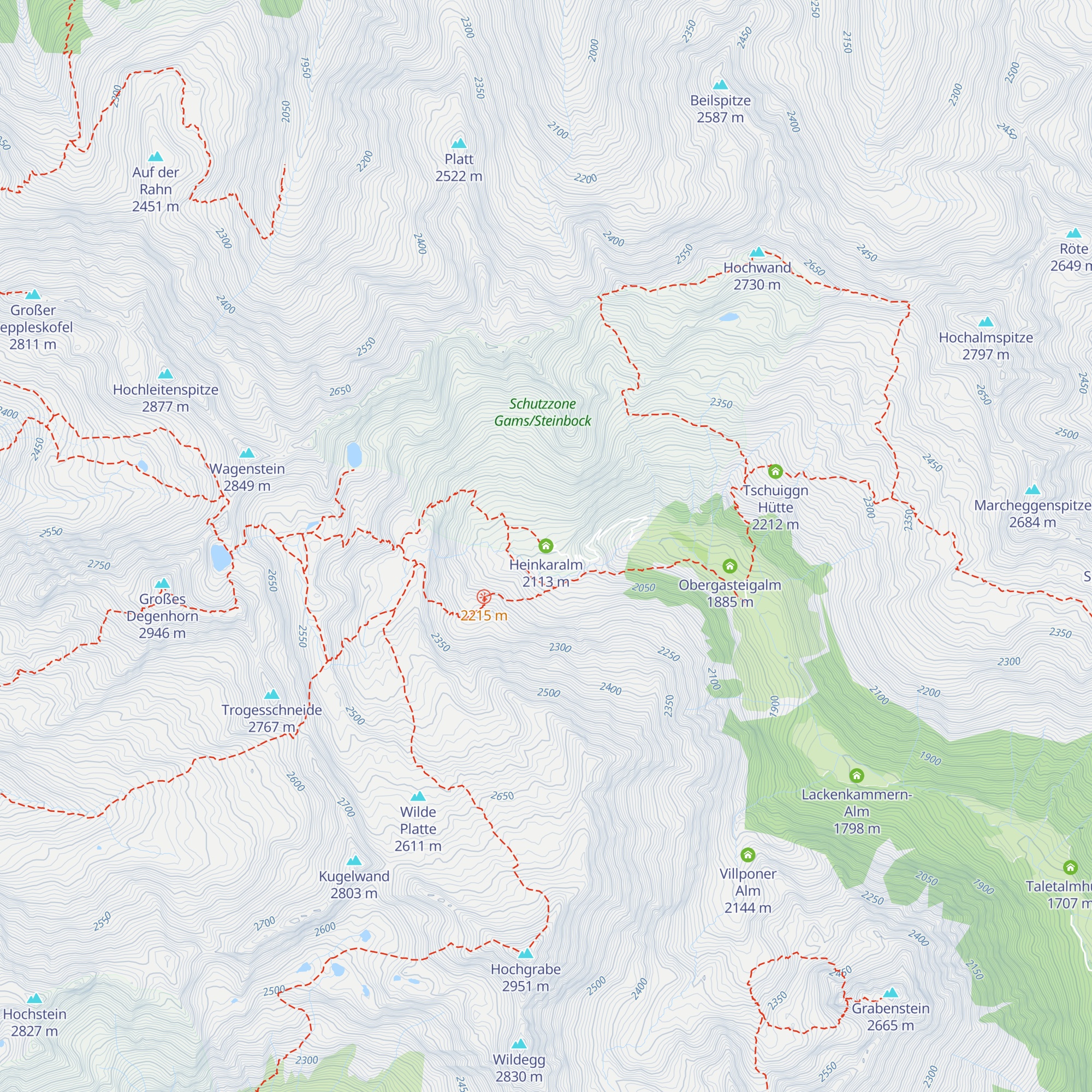 Heinkaralm map