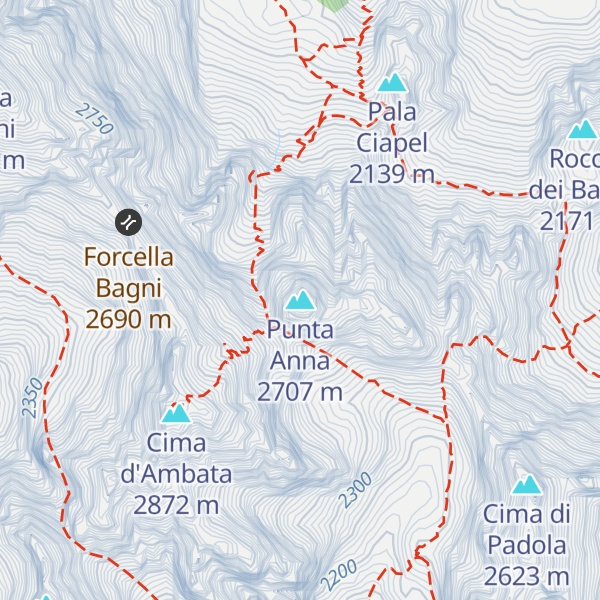 Map of Punta Anna
