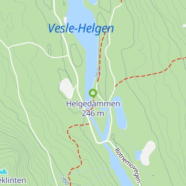 Map of Helgedammen
