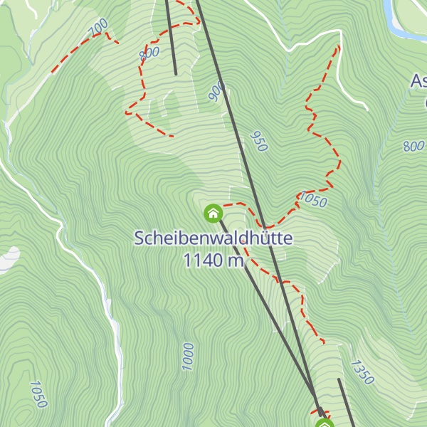 Map of Scheibenwaldhütte