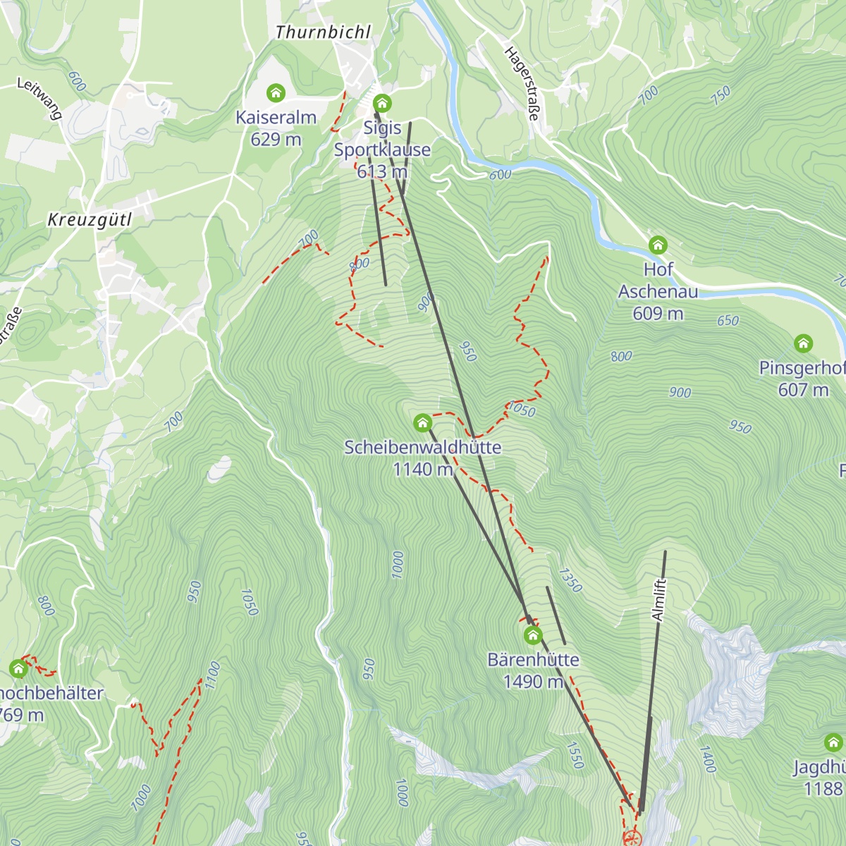 Scheibenwaldhütte map