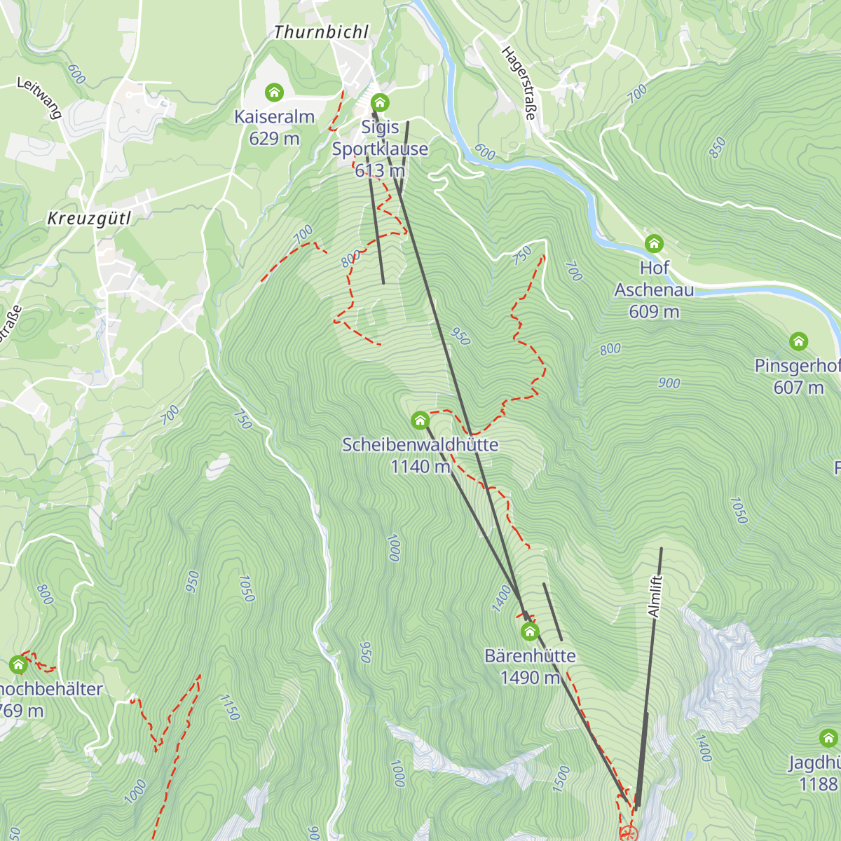 Scheibenwaldhütte map