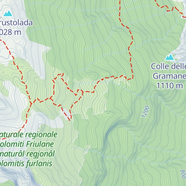 Map of Ricovero Casera Lodina