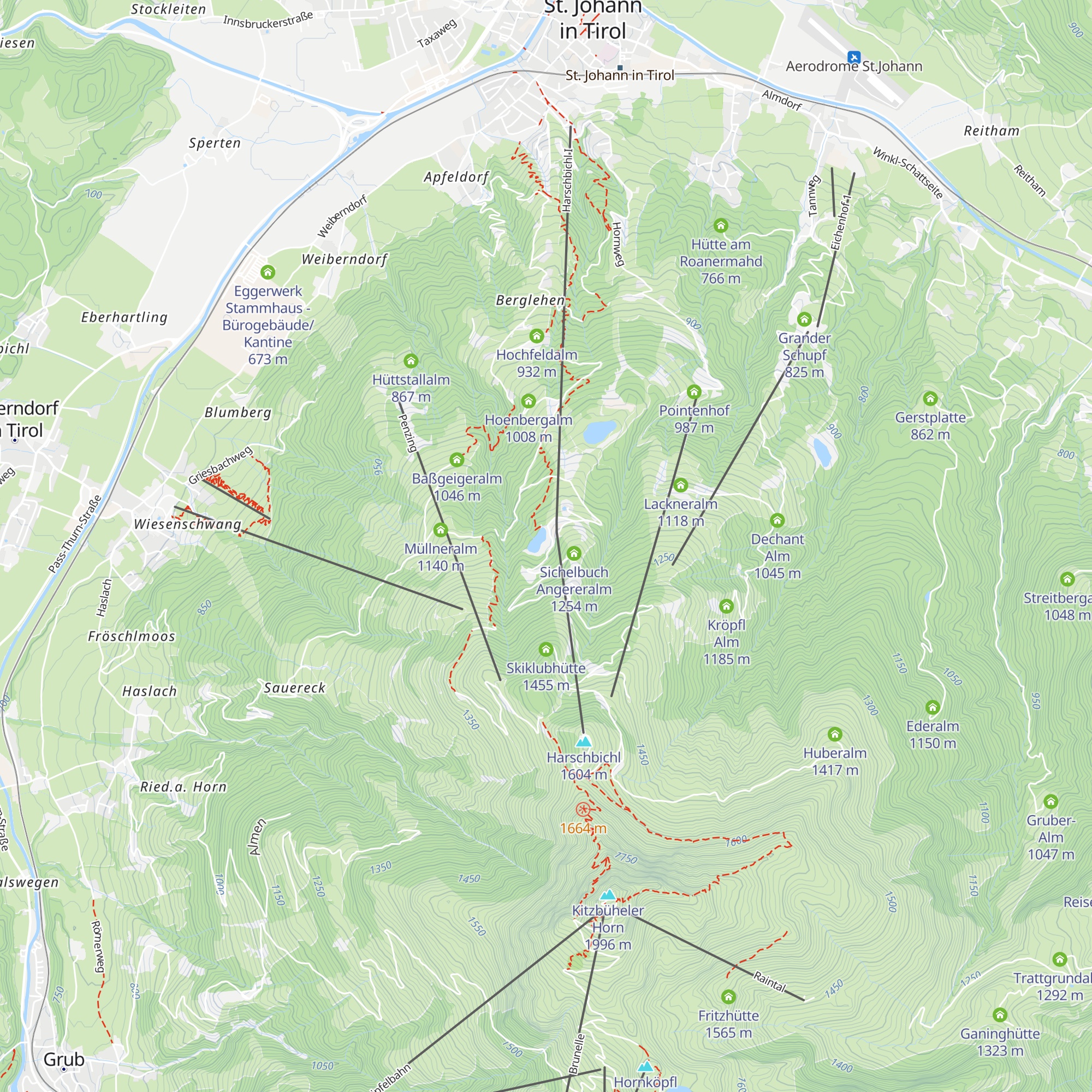 Hornpark map