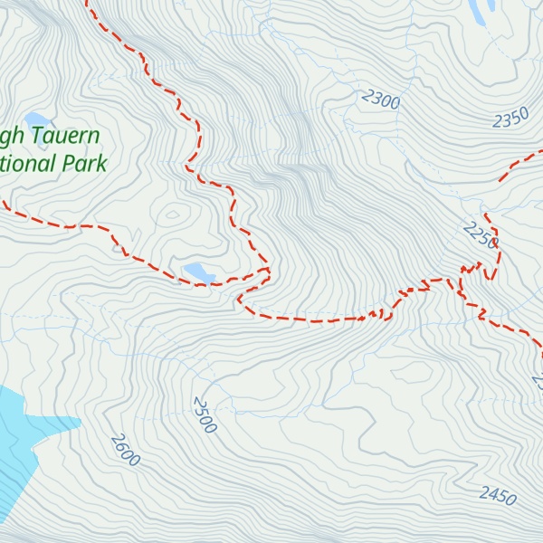 Map of Badener Hütte