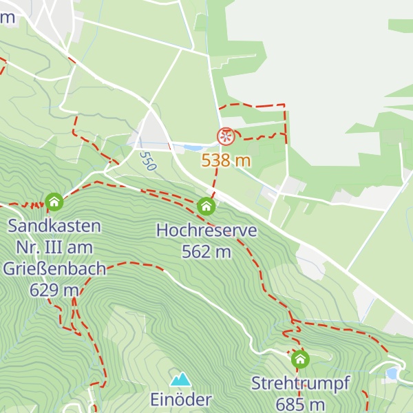 Map of Hochreserve