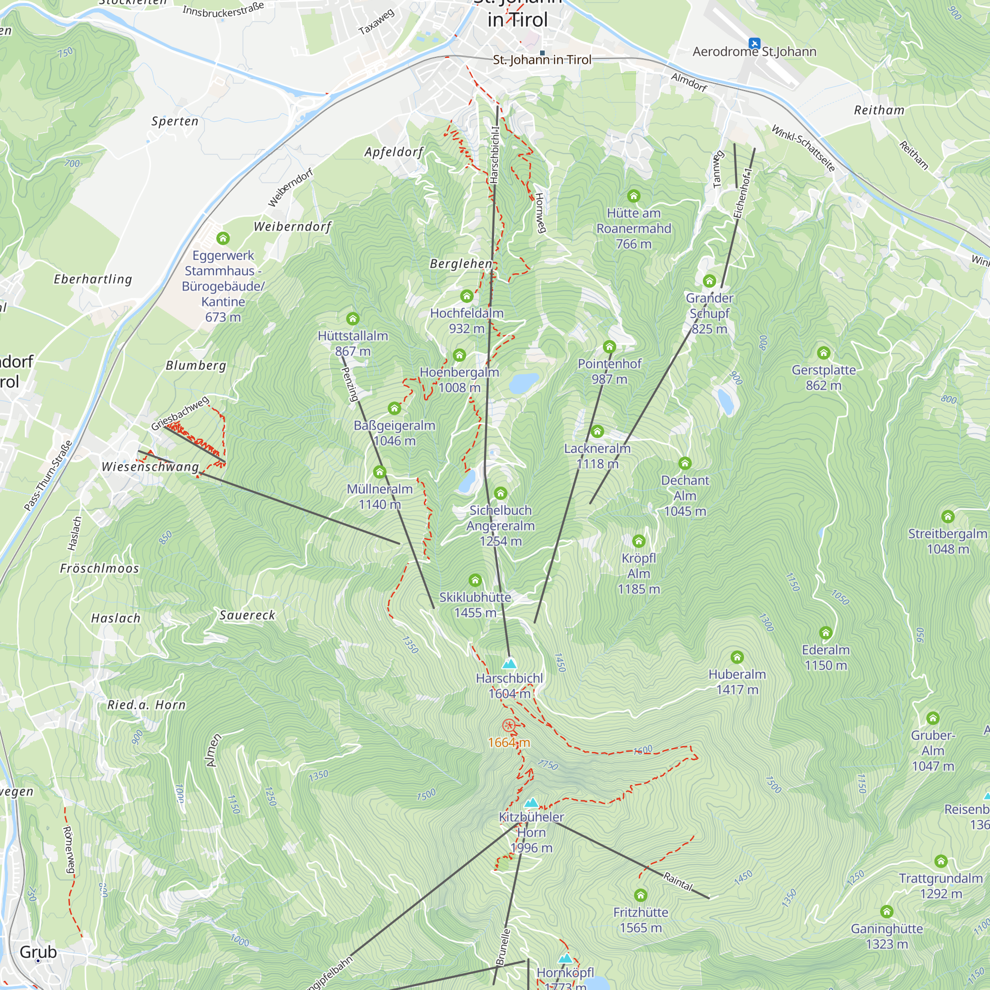 Sichelbuchalm map