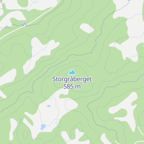 Map of Storgråberget