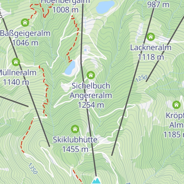 Map of Angerer Alm