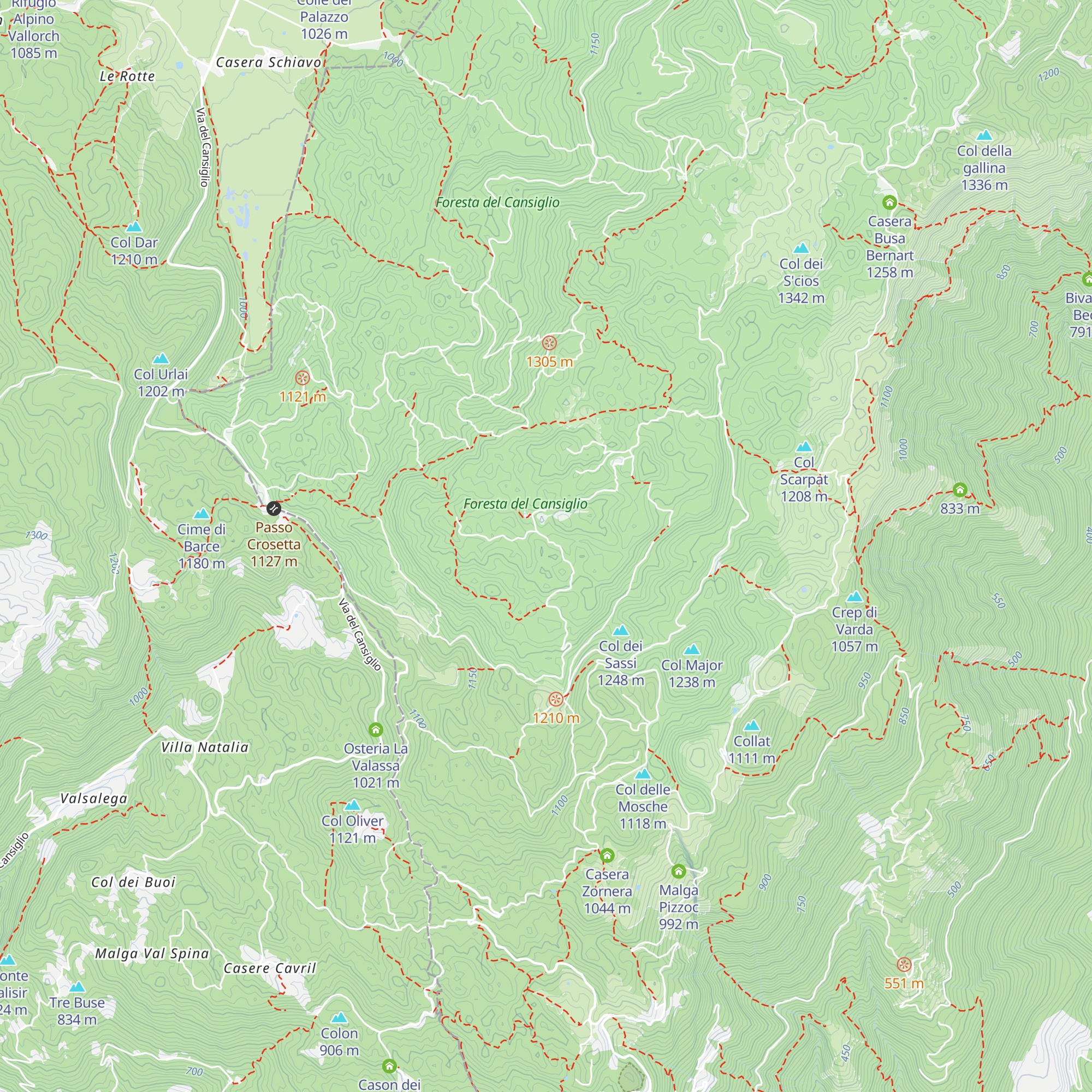 Casera Busabella map