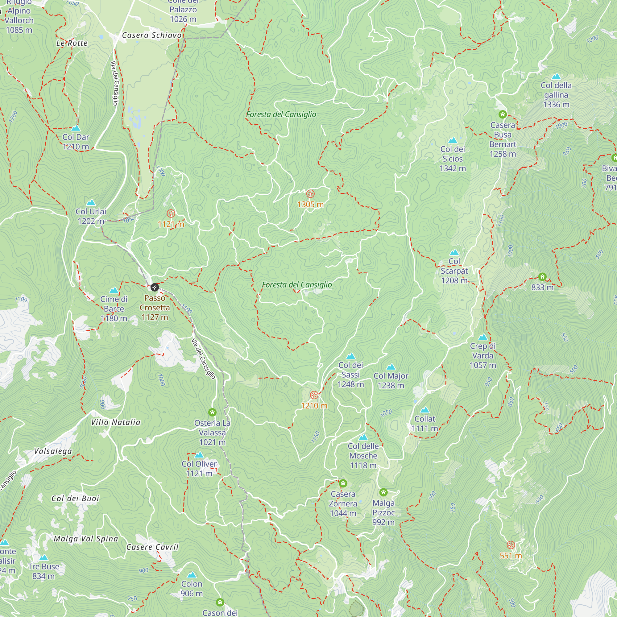 Casera Busabella map