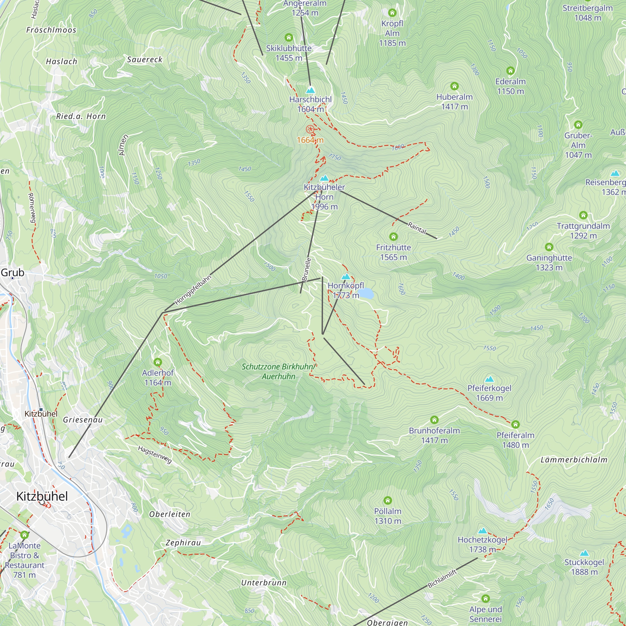 Trattalmen map