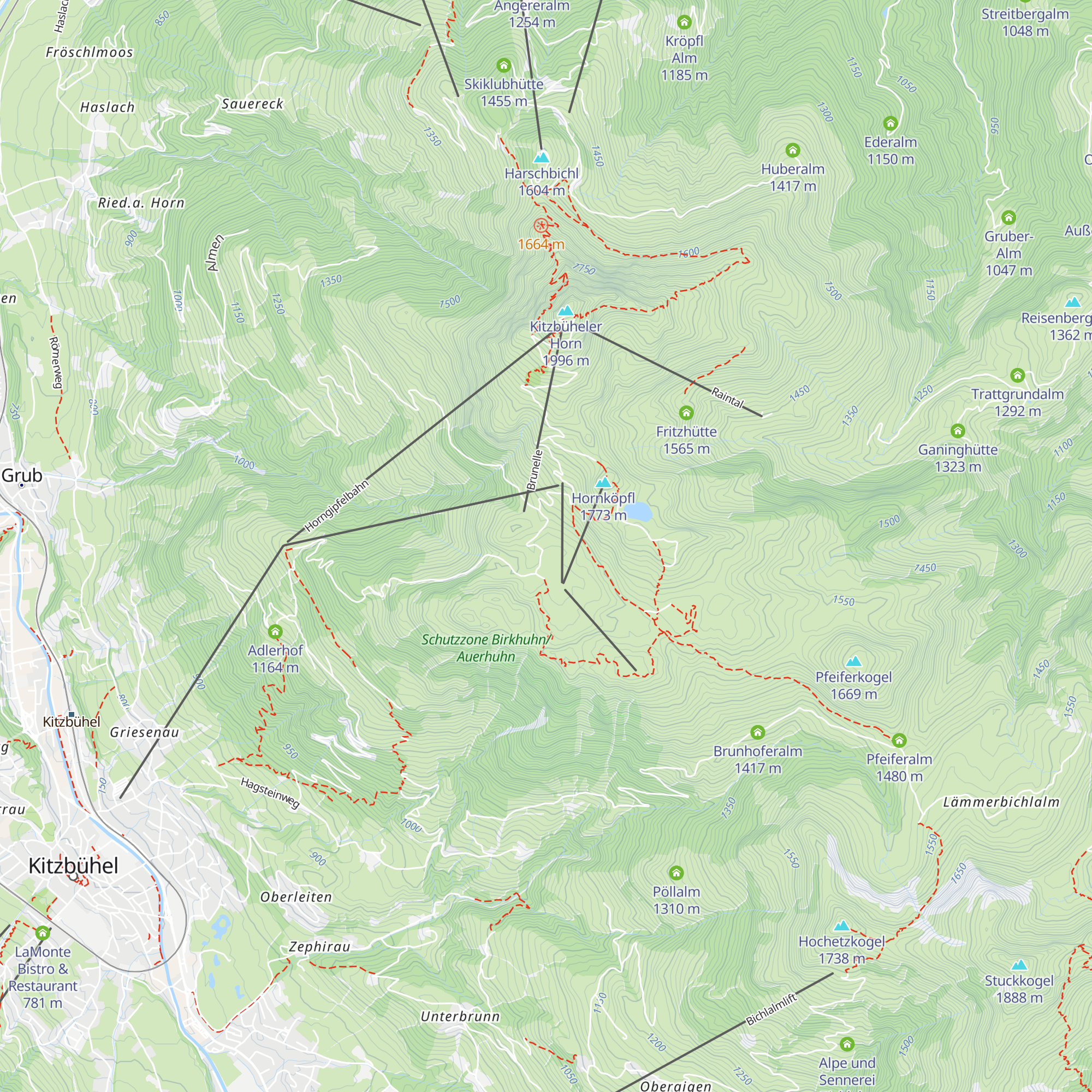 Trattalmen map