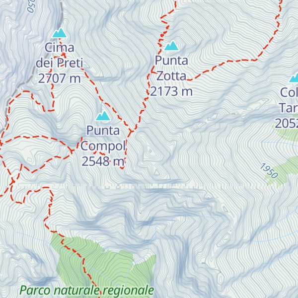 Map of Cima dei Cantoni