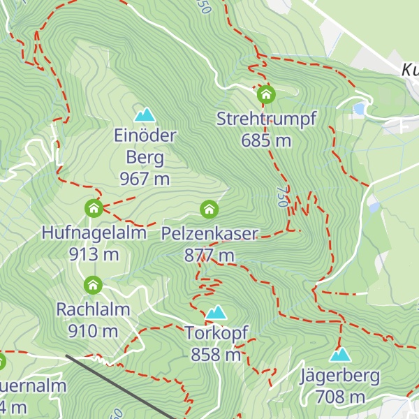 Map of Pelzenkaser