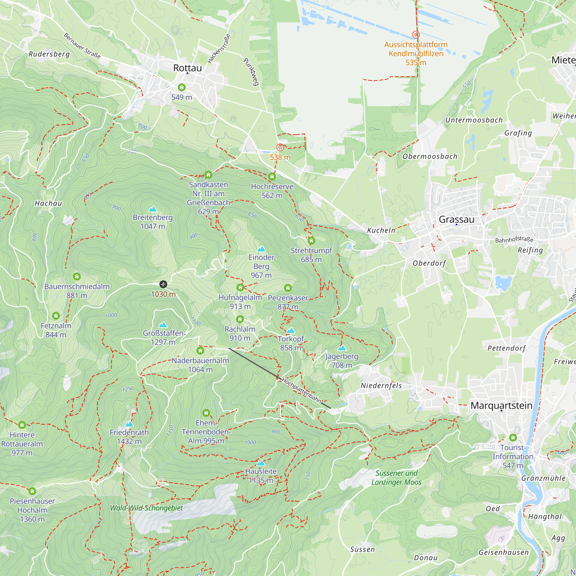 Pelzenkaser map