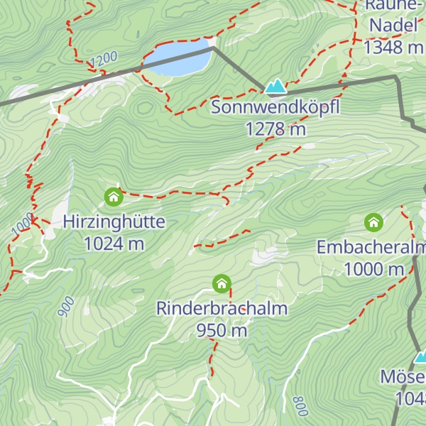 Map of Frankenalm