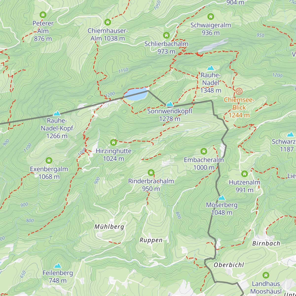 Frankenalm map