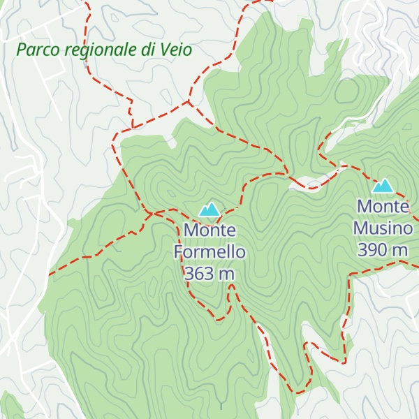 Map of Monte Formello