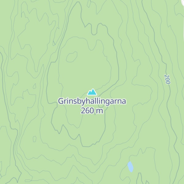 Map of Grinsbyhallingarna