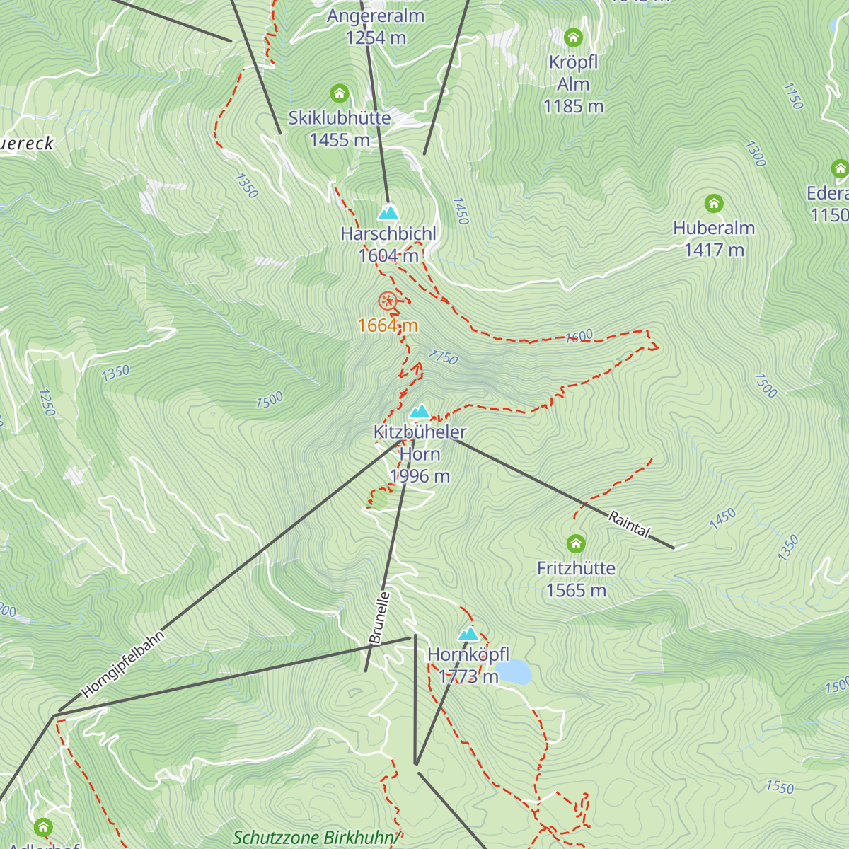 Kitzbüheler Horn Gipfelhaus map