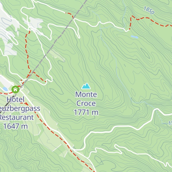 Map of Monte Croce