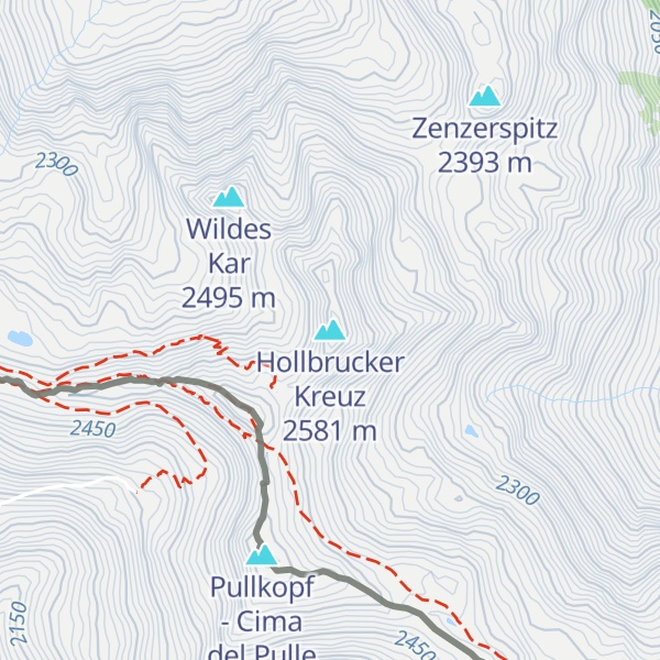 Map of Hollbrucker Kreuz