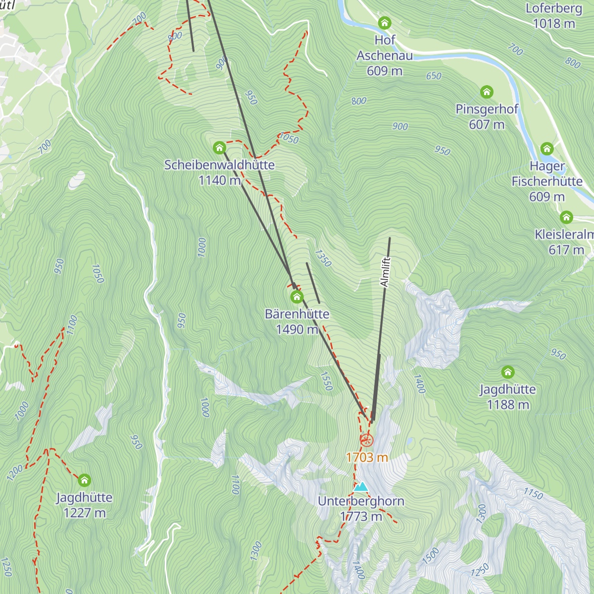 Bärenhütte map