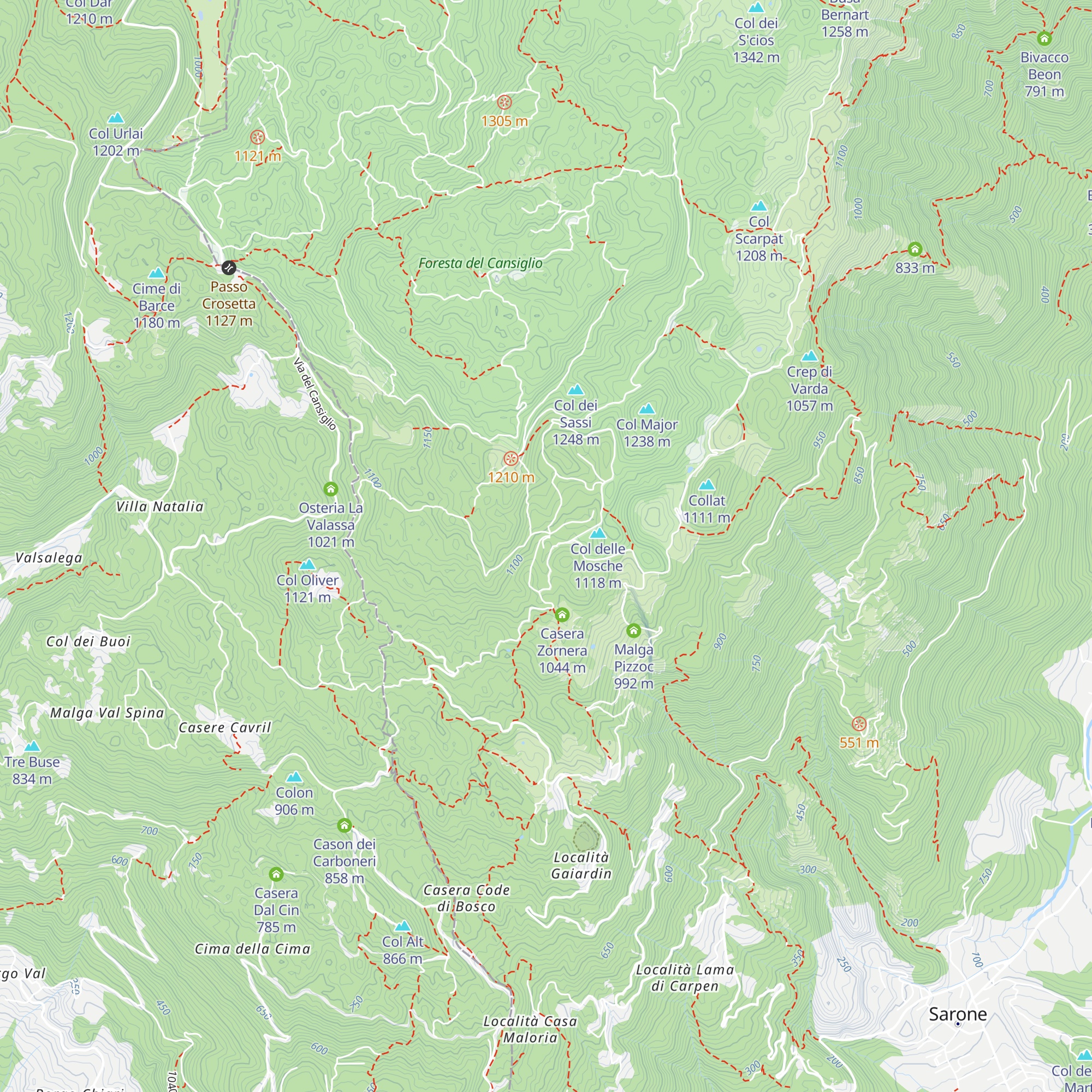 Casello della Guardia map