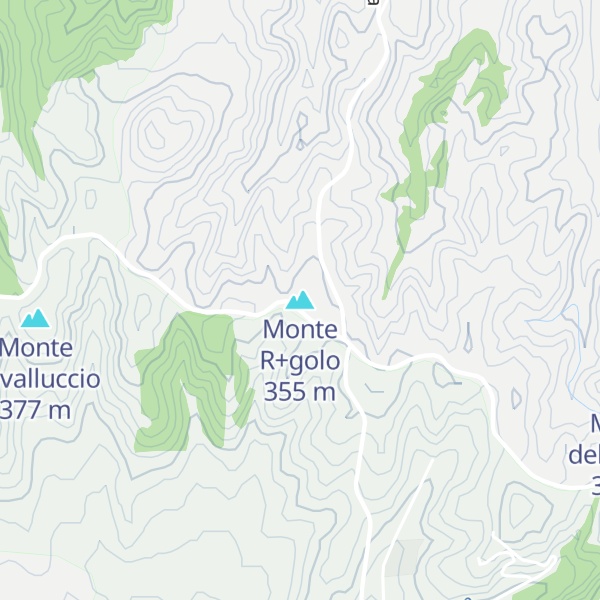 Map of Monte R+golo