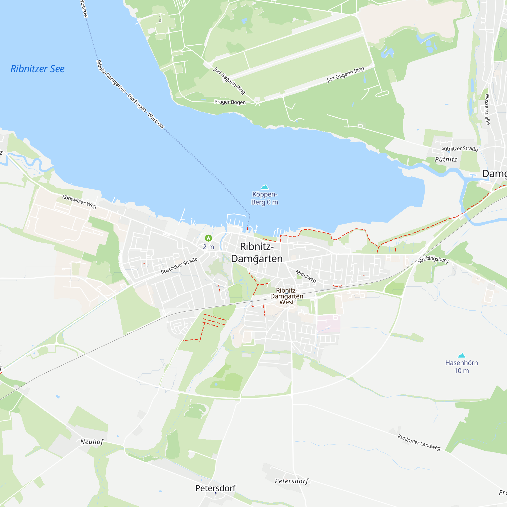 Stadtinformation map