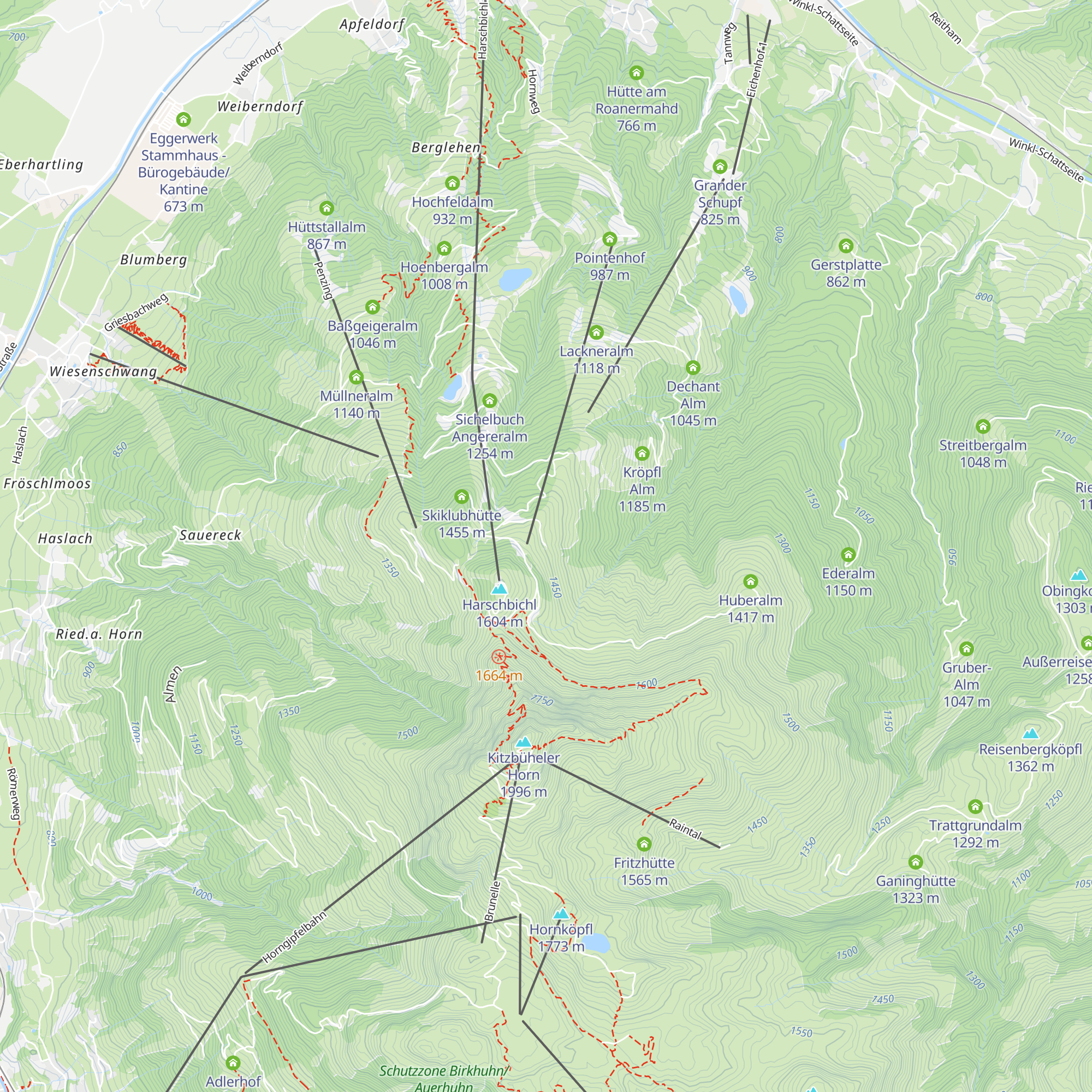 Grünwaldalm map